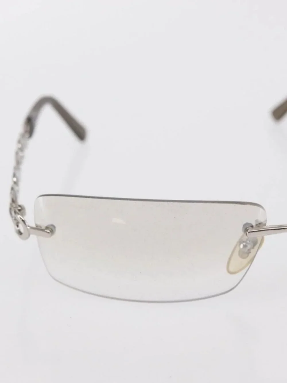 Salvatore Ferragamo Sunglasses metal Silver Auth bs32759